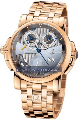 Ulysse Nardin Sonata Silicium (RG / Silver / RG) 676-85-8